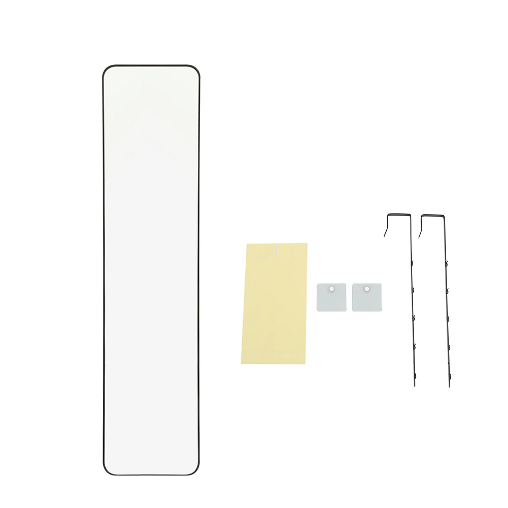 Livingandhome Full Length Mirror with Rounded Corners Door Hanging - Image 4