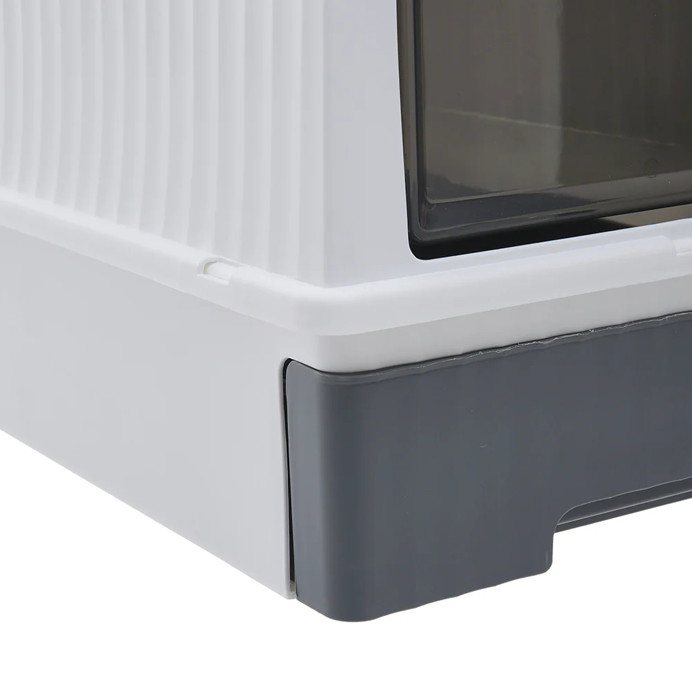 Livingandhome Fully Enclosed Cat Litter Box with UV Sterilization - Image 6