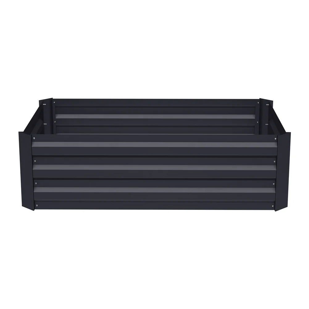 Livingandhome Galvanized Steel Raised Garden Bed Planter Box - Image 4