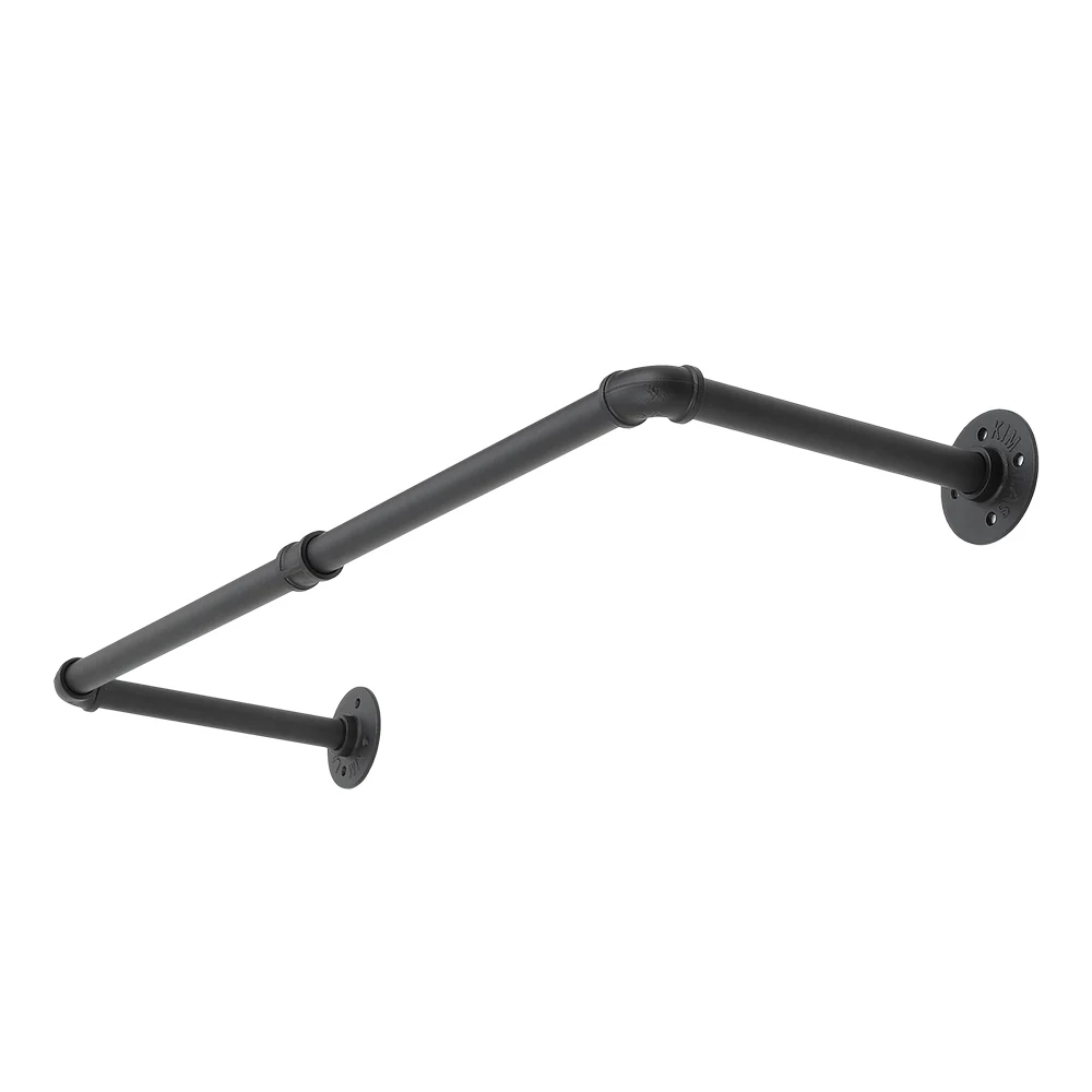 Livingandhome Heavy Duty Iron Industrial Clothes Rail - Image 4