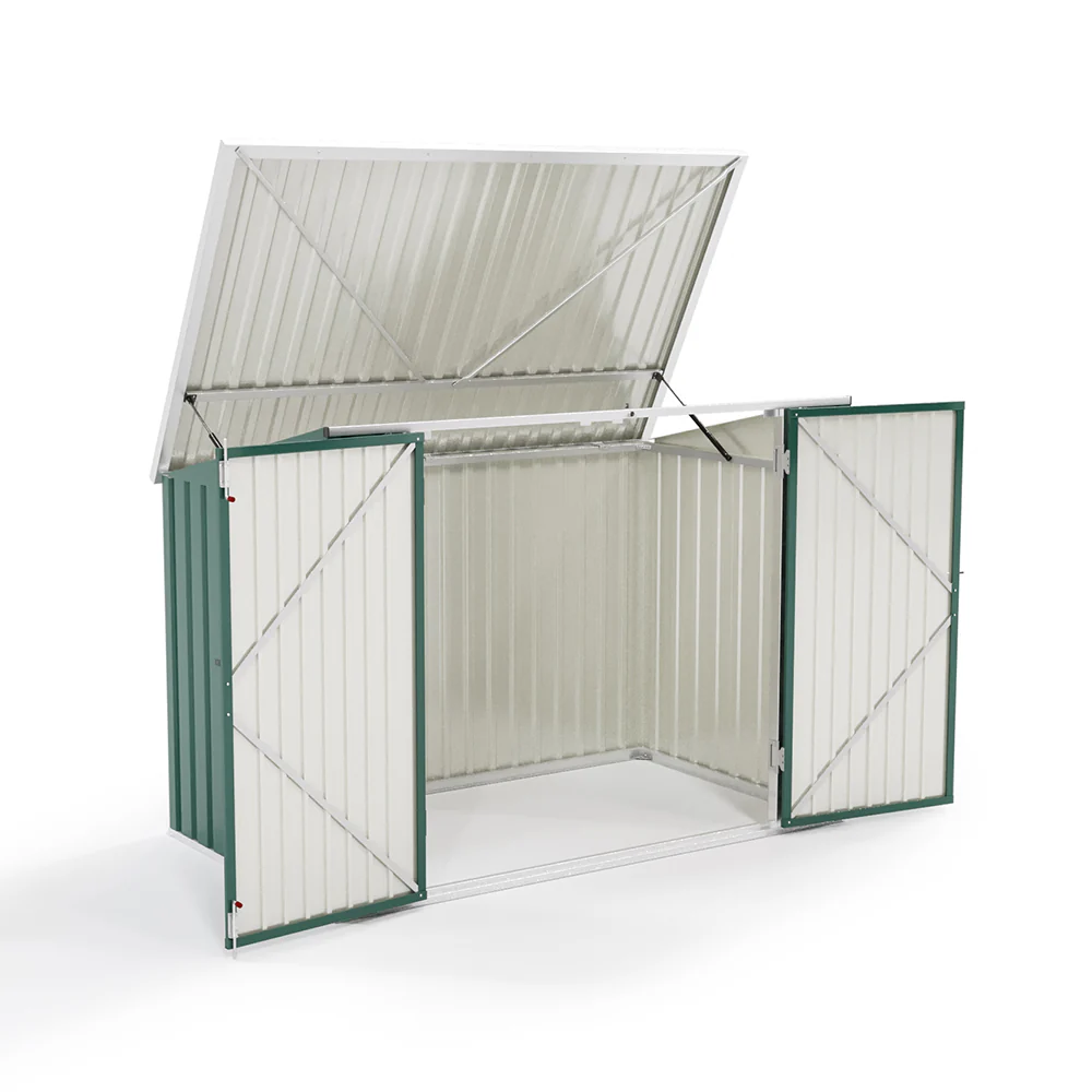 Livingandhome Heavy Duty Steel Bicycle/Bin Storage Shed - Image 5