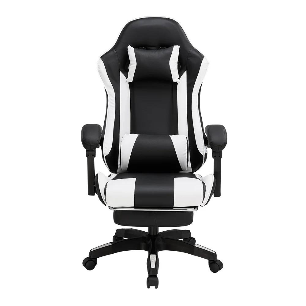 Livingandhome High Back Reclining Gaming Chair with Footrest - Image 5
