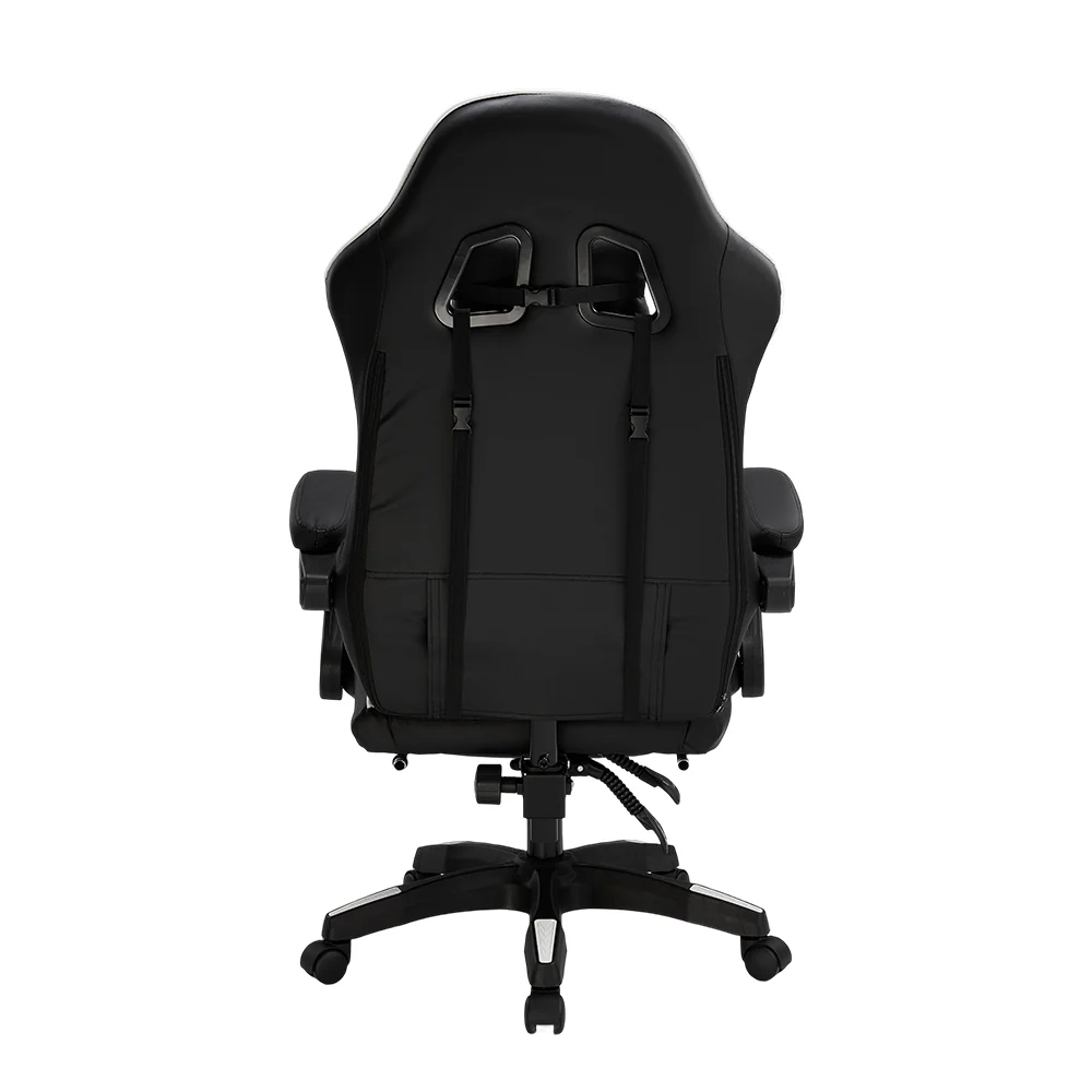 Livingandhome High Back Reclining Gaming Chair with Footrest - Image 6