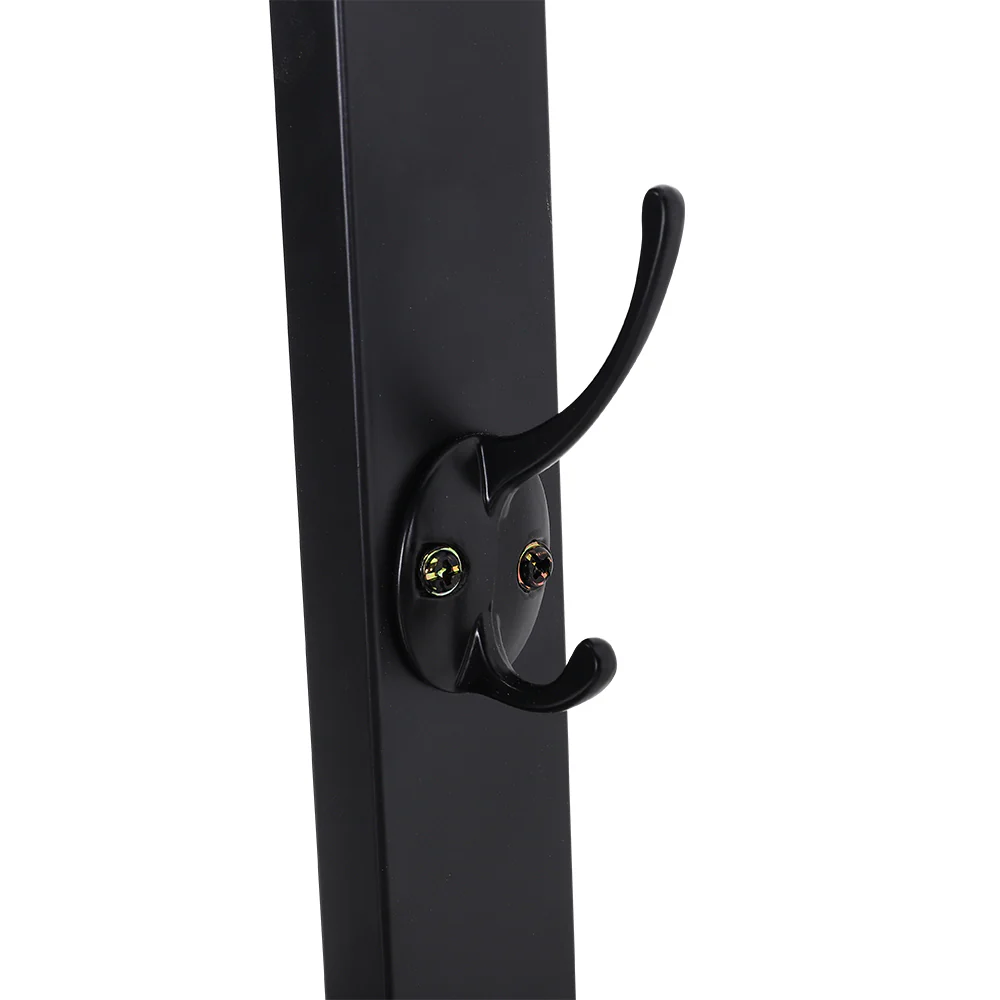 Livingandhome Industrial Style Clothing Rack With 4 Tiers Of Shelves - Image 7