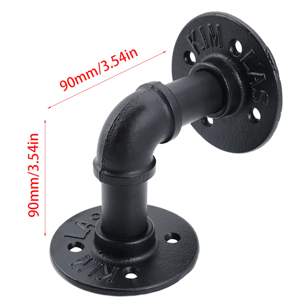Livingandhome Iron L-Shaped Shelf Brackets Set - Image 3