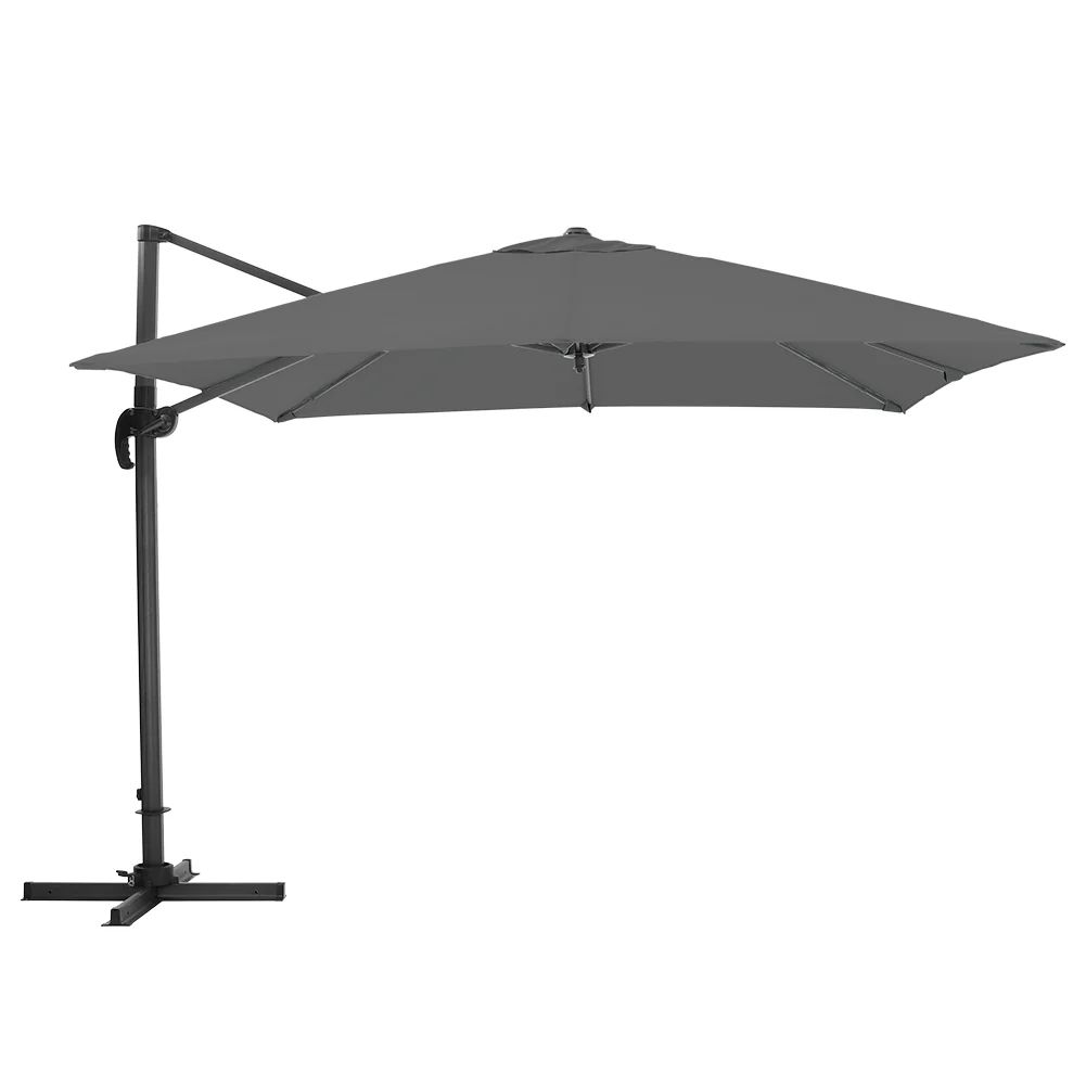 Livingandhome Large Square Canopy Rotating Outdoor Cantilever Parasol - Image 2