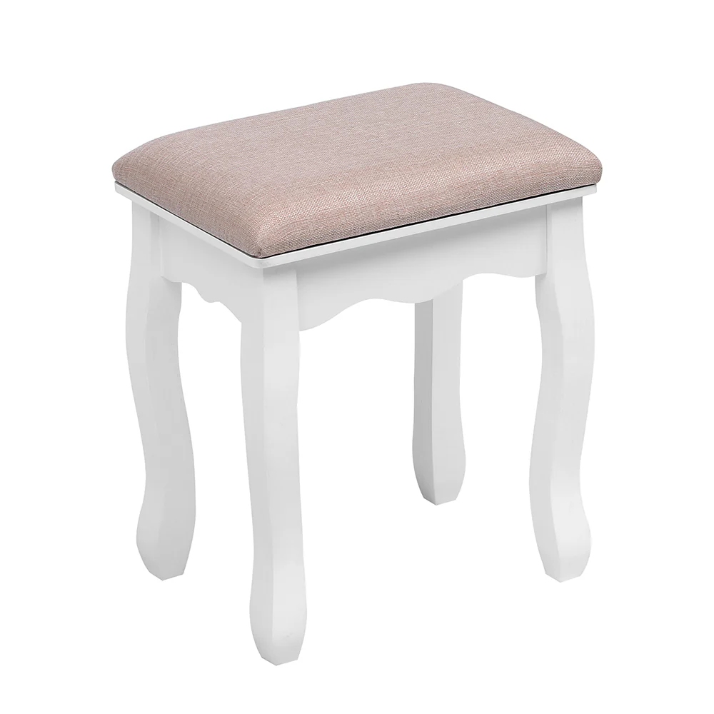 Livingandhome LED-Lighted Vanity Desk with Storage Drawers - Image 6