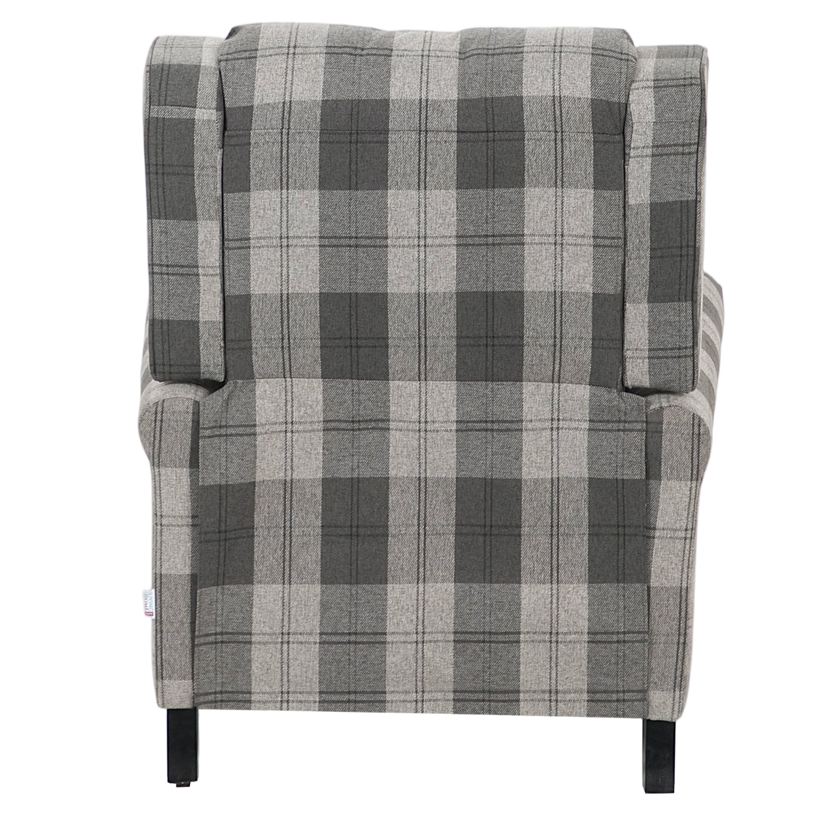 Livingandhome Linen Upholstered Recliner Armchair - Image 4