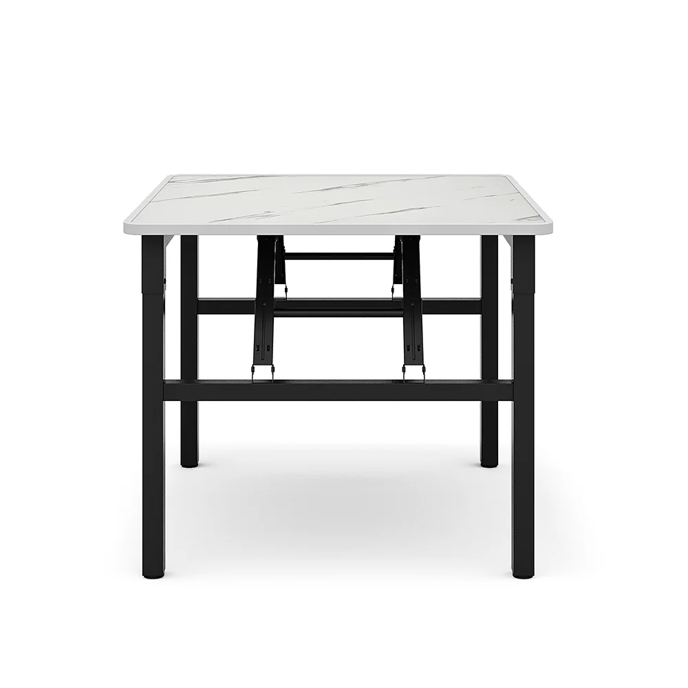 Livingandhome Marble Effect Folding Coffee Table - Image 3