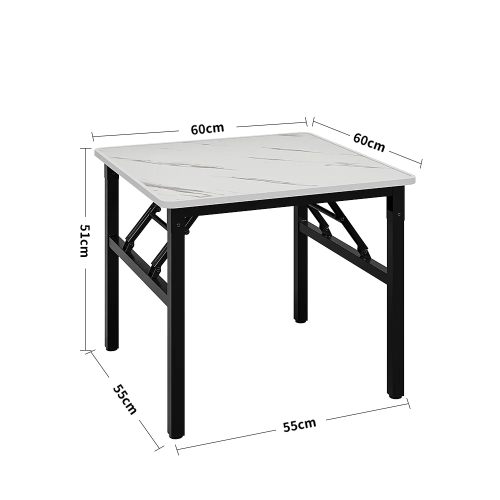 Livingandhome Marble Effect Folding Coffee Table - Image 6