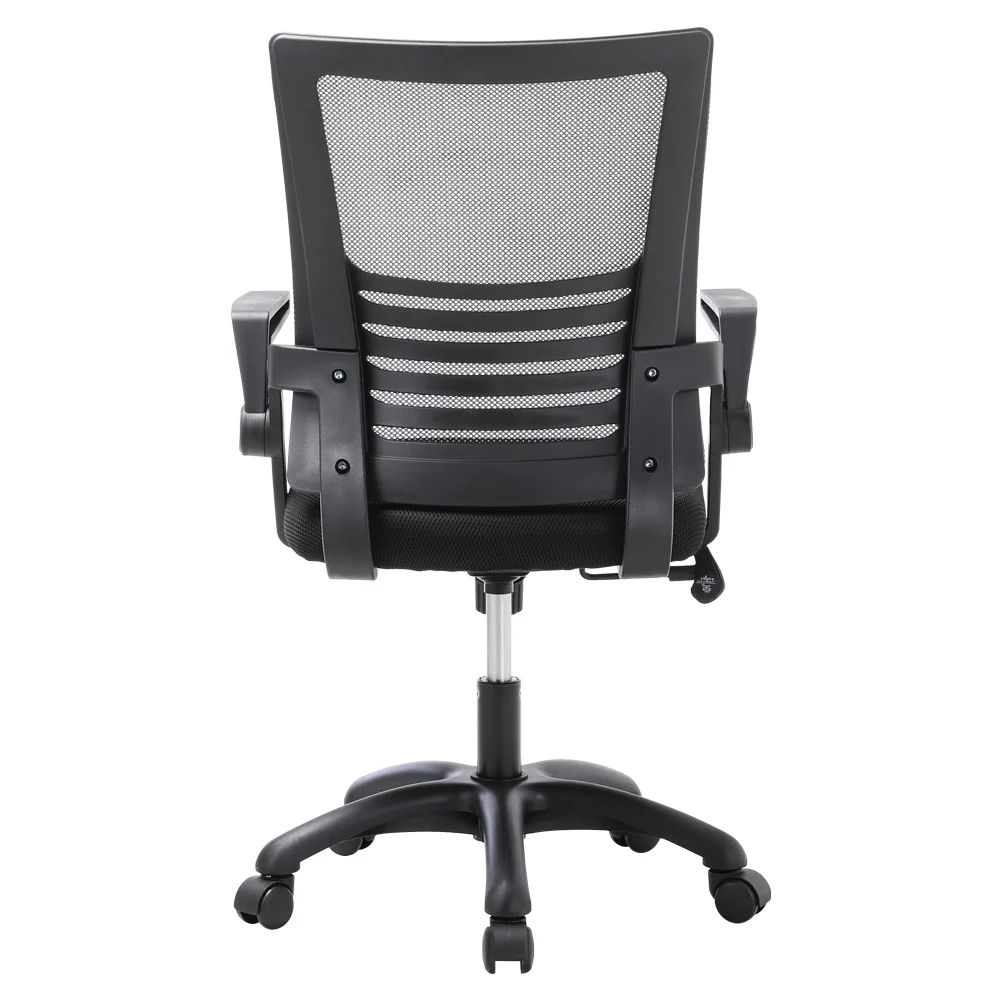 Livingandhome Mesh Desk Chair with Curved Back Support - Image 4