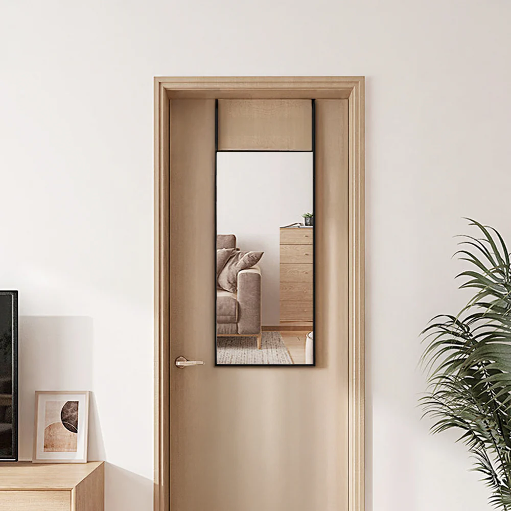 Livingandhome Metal Frame Over The Door Full Length Mirror