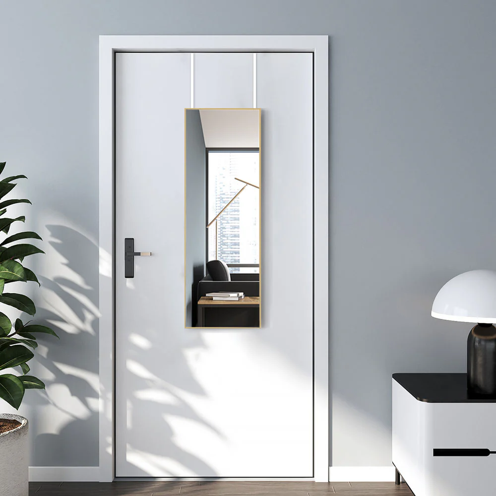 Livingandhome Metal Frame Over The Door Full Length Mirror