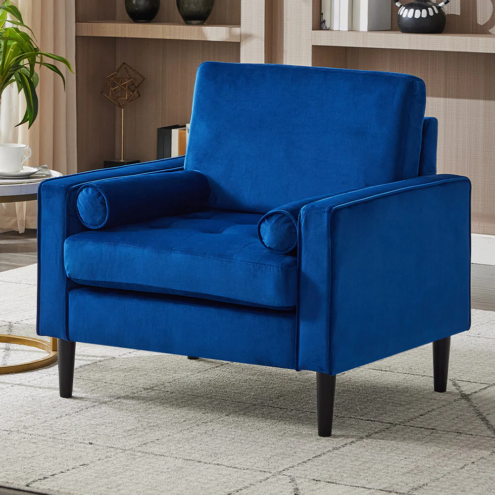 Livingandhome Mid-Century Single Sofa Armchair - Image 2