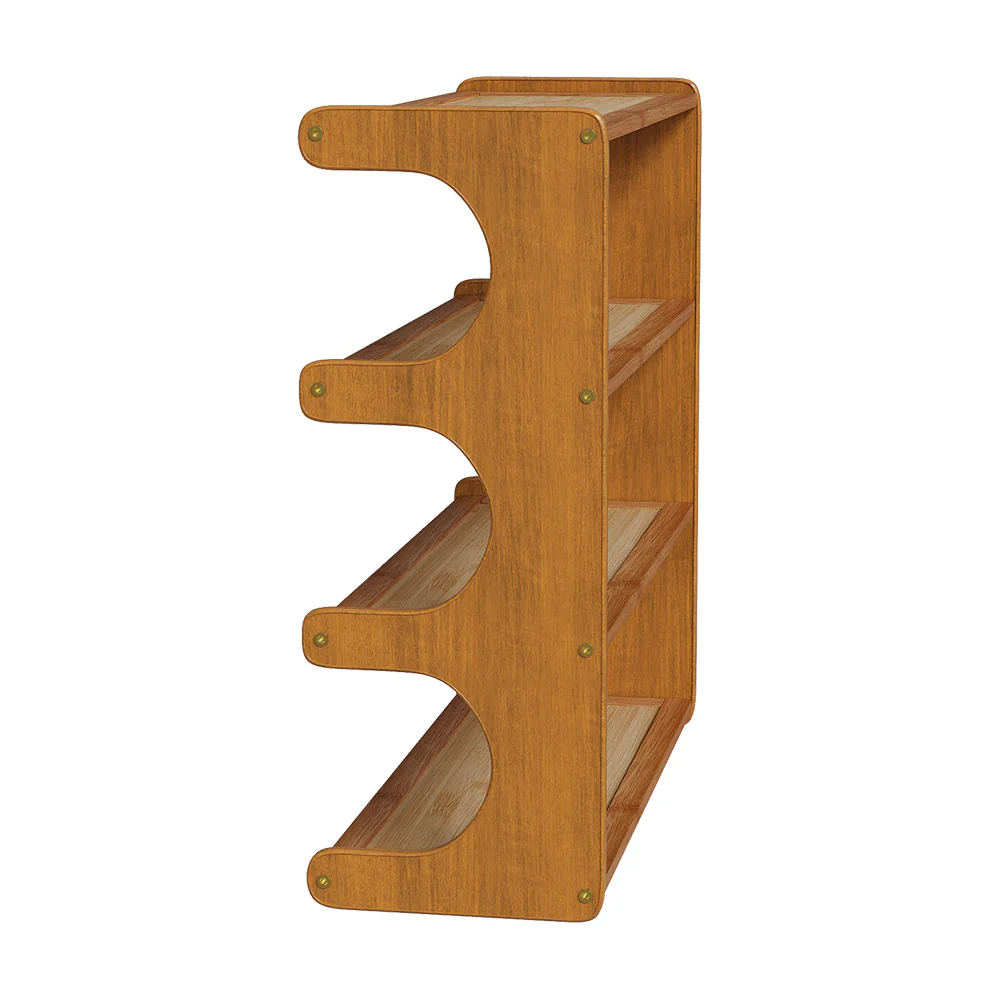 Livingandhome Minimalist Bamboo Shoe Rack - Image 4