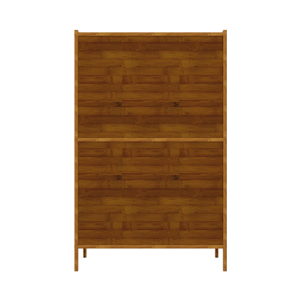 Livingandhome Minimalist Bamboo Storage Bookcase - Image 3