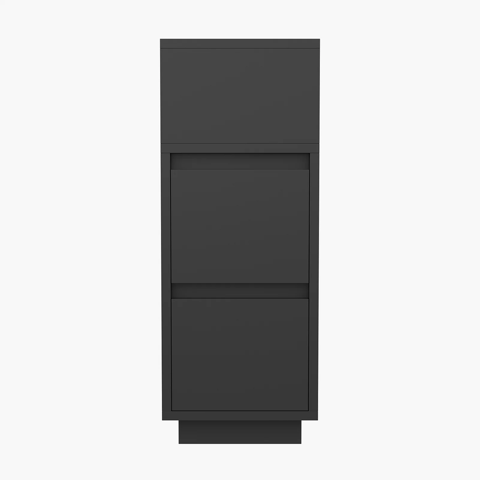 Livingandhome Minimalist Bedside Table with Drawers - Image 3