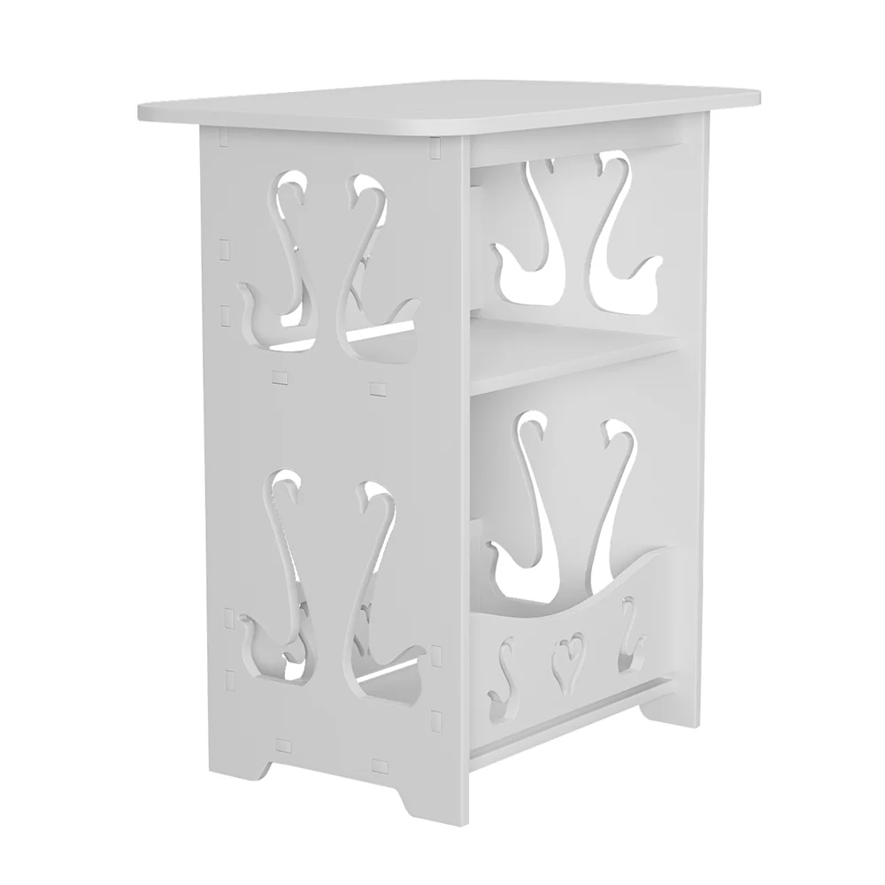 Livingandhome Modern 2-Tier Small Side Table - Image 6