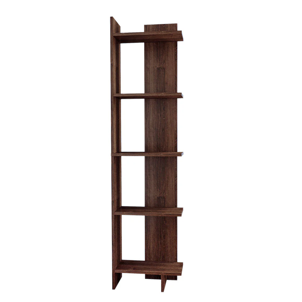 Livingandhome Modern 5-Tier Corner Bookshelf Shelf Unit - Image 3