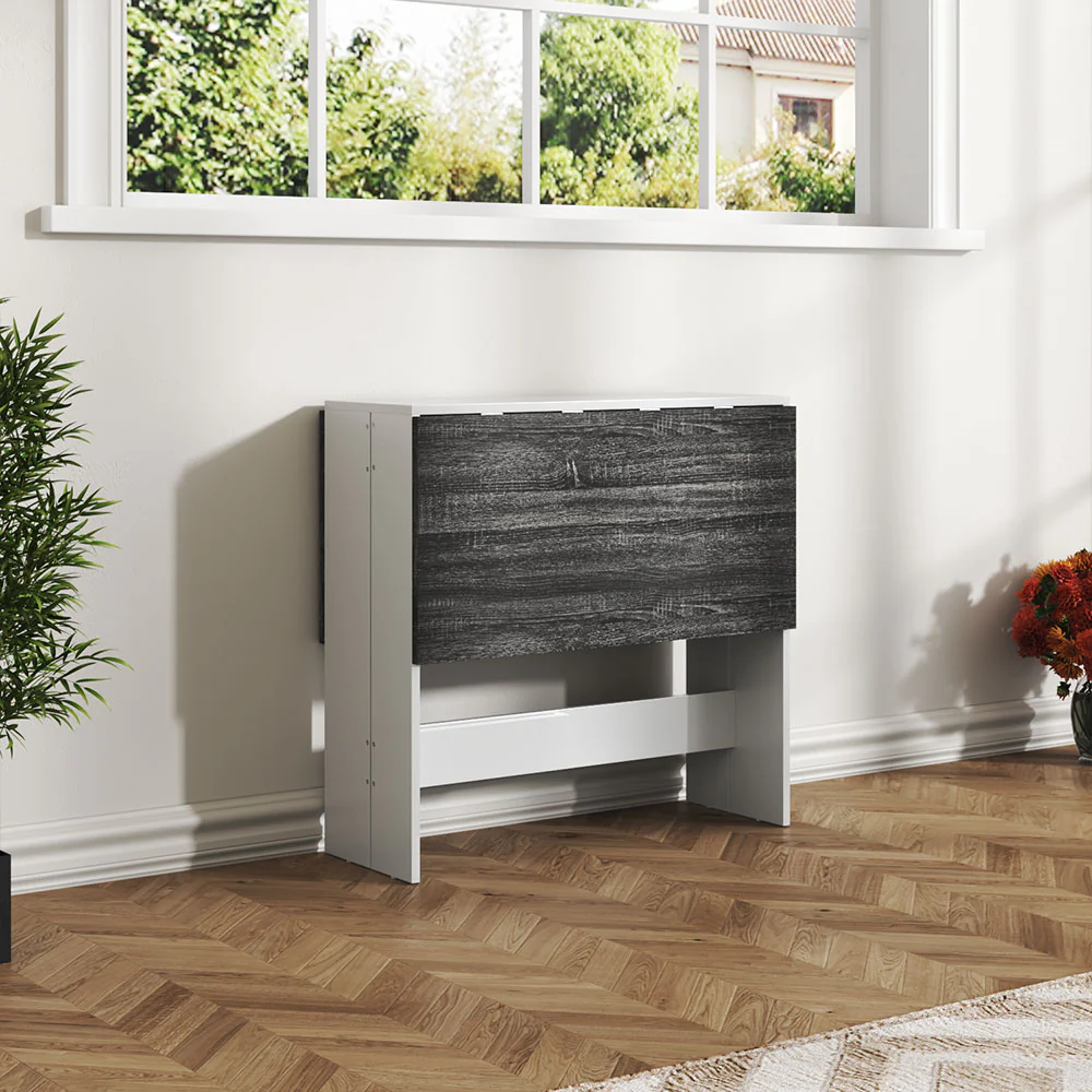 Livingandhome Modern Drop Leaf Dining Table - Image 2