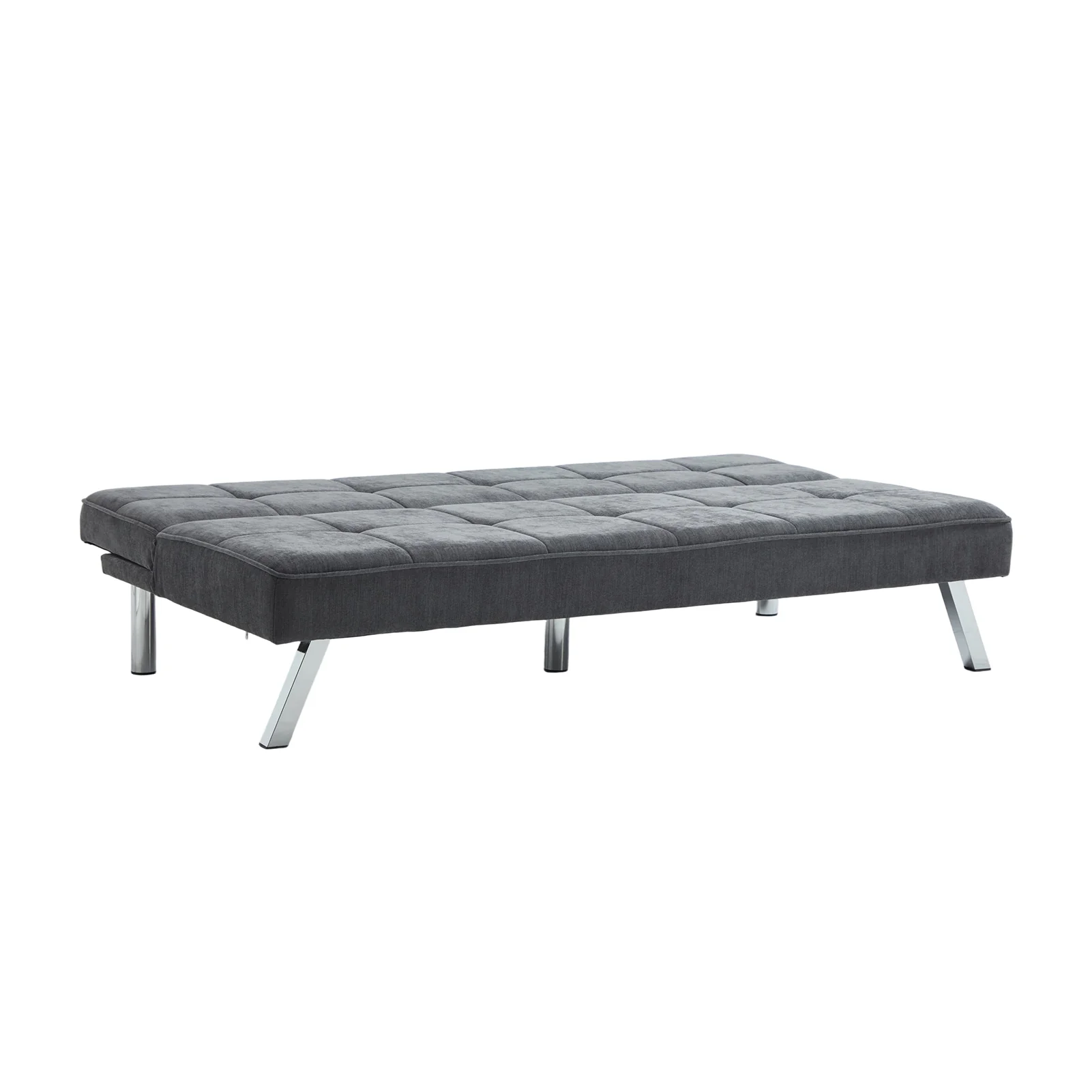 Livingandhome Modern Grey Convertible Sofa Bed - Image 4