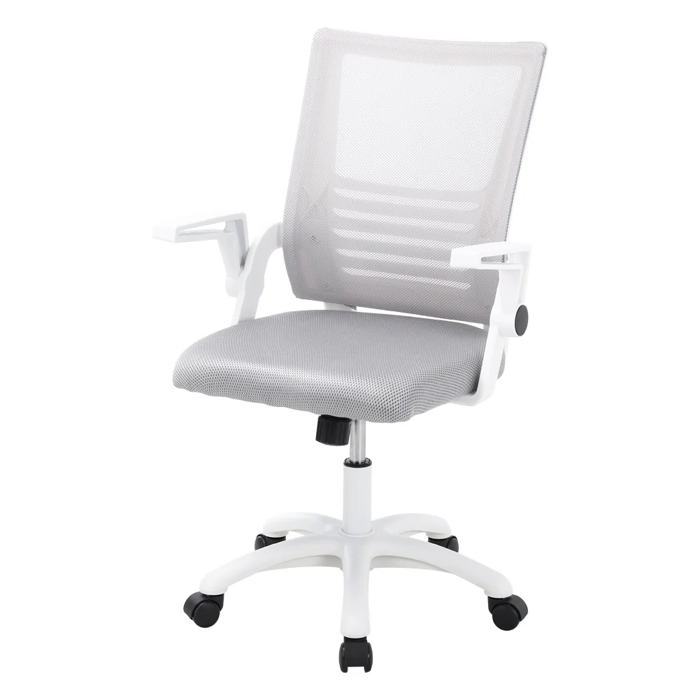 Livingandhome Modern Office Chair with Padded Seat and Mesh - Image 3
