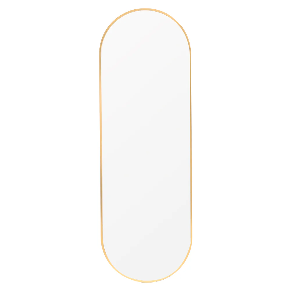 Livingandhome Modern Oval Metal Full Length Wall Mirror - Image 6