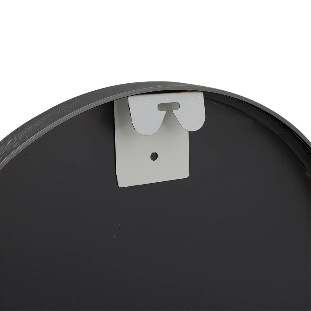 Livingandhome Modern Oval Metal Full Length Wall Mirror Black - Image 5