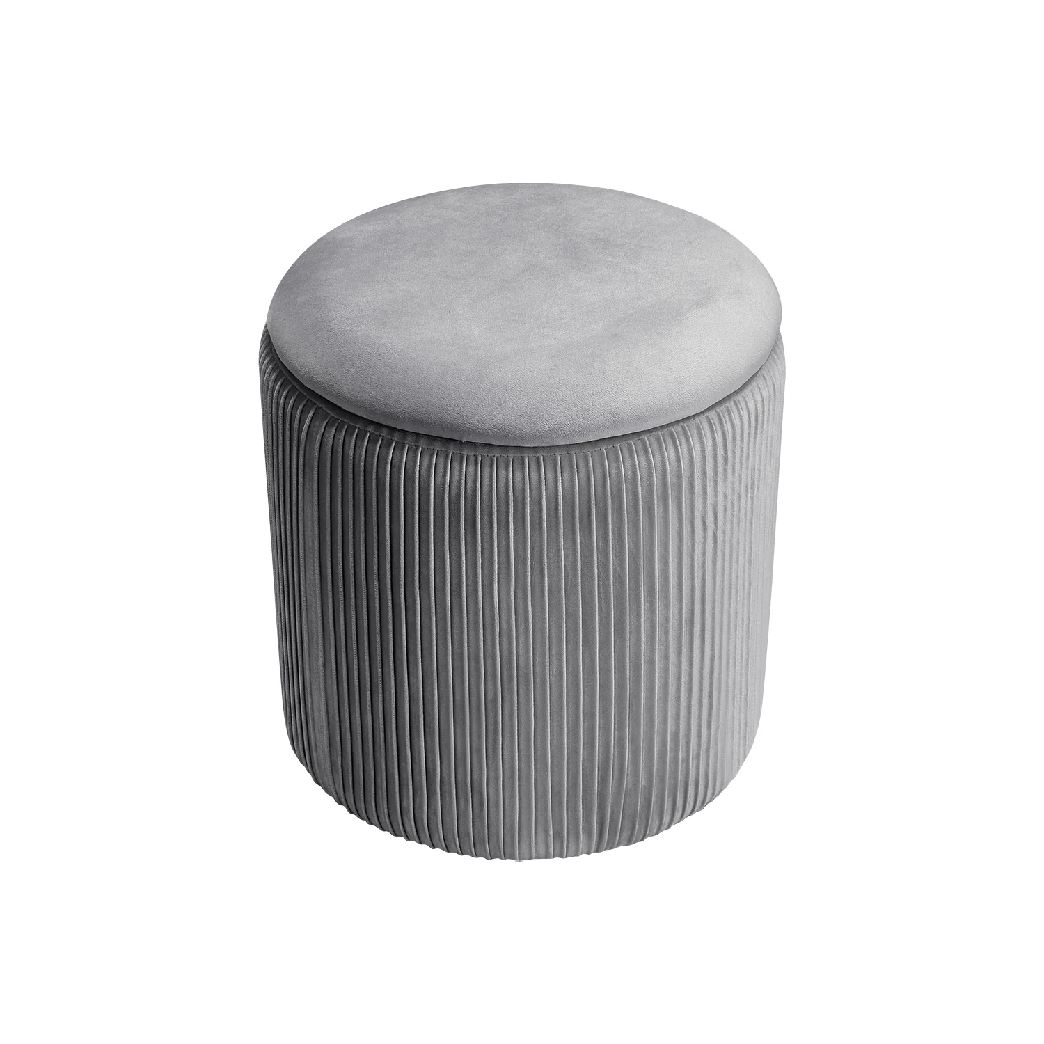 Livingandhome Modern Pleated Storage Stools - Image 3