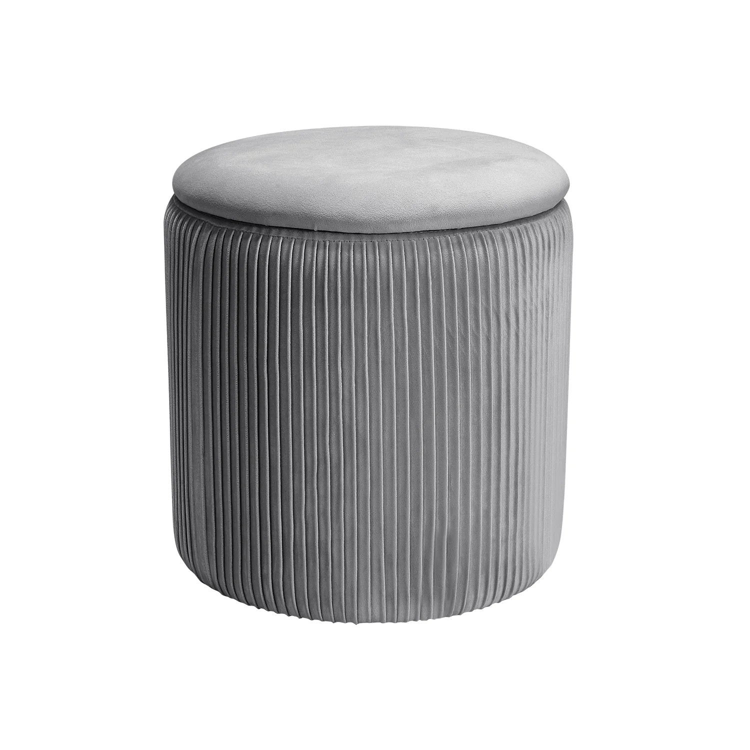 Livingandhome Modern Pleated Storage Stools - Image 4