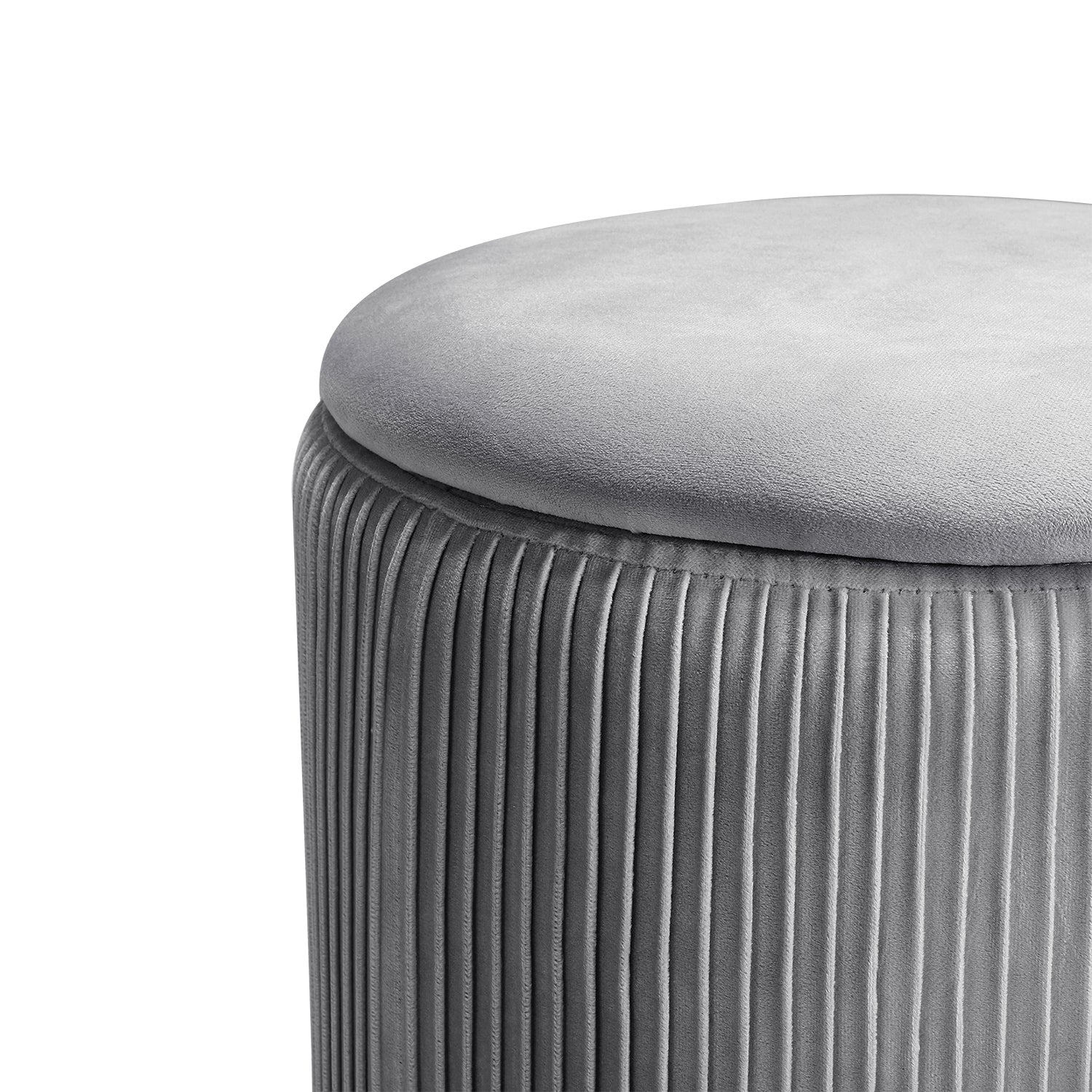 Livingandhome Modern Pleated Storage Stools - Image 5