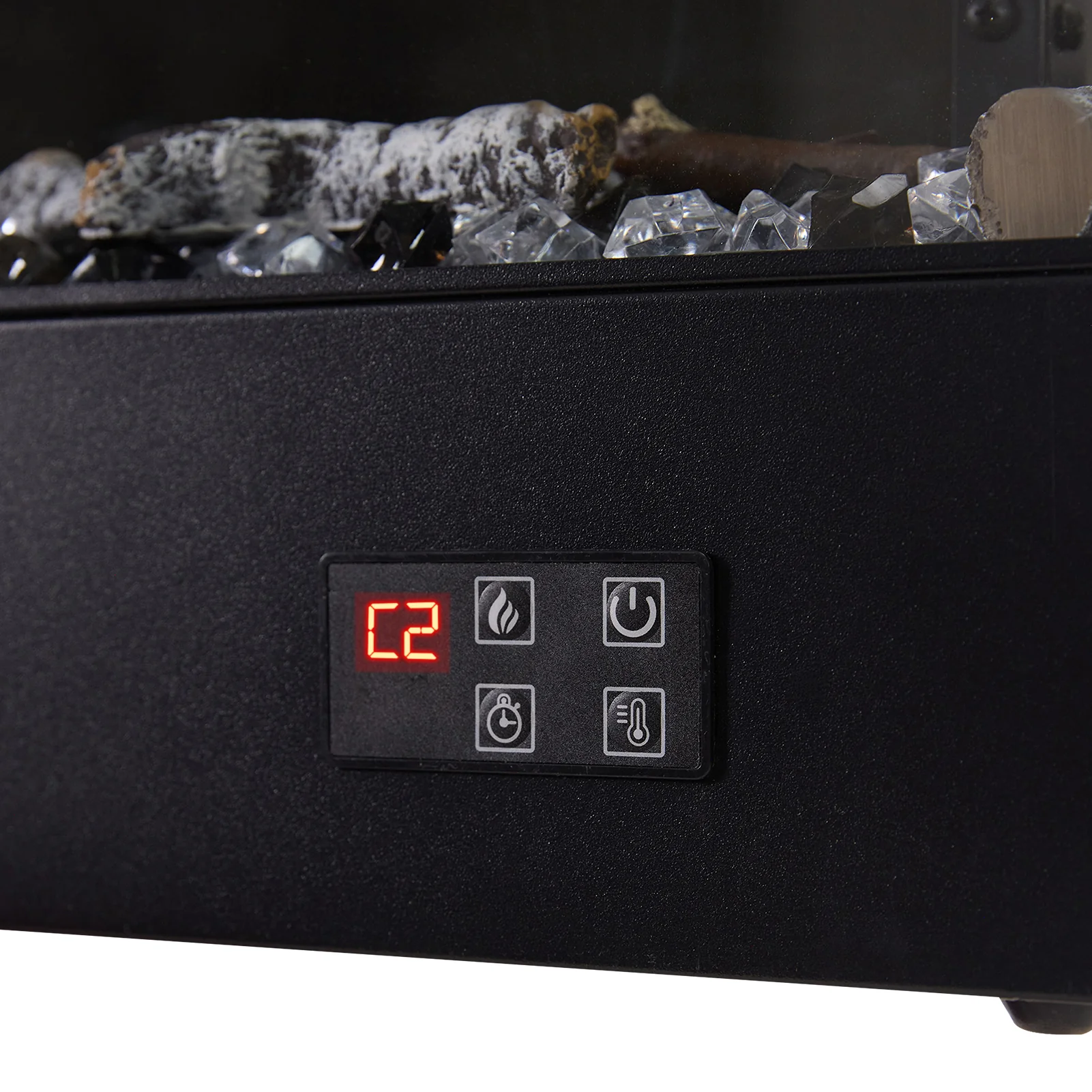 Livingandhome Modern Recessed Electric Fireplace With Remote - Image 6