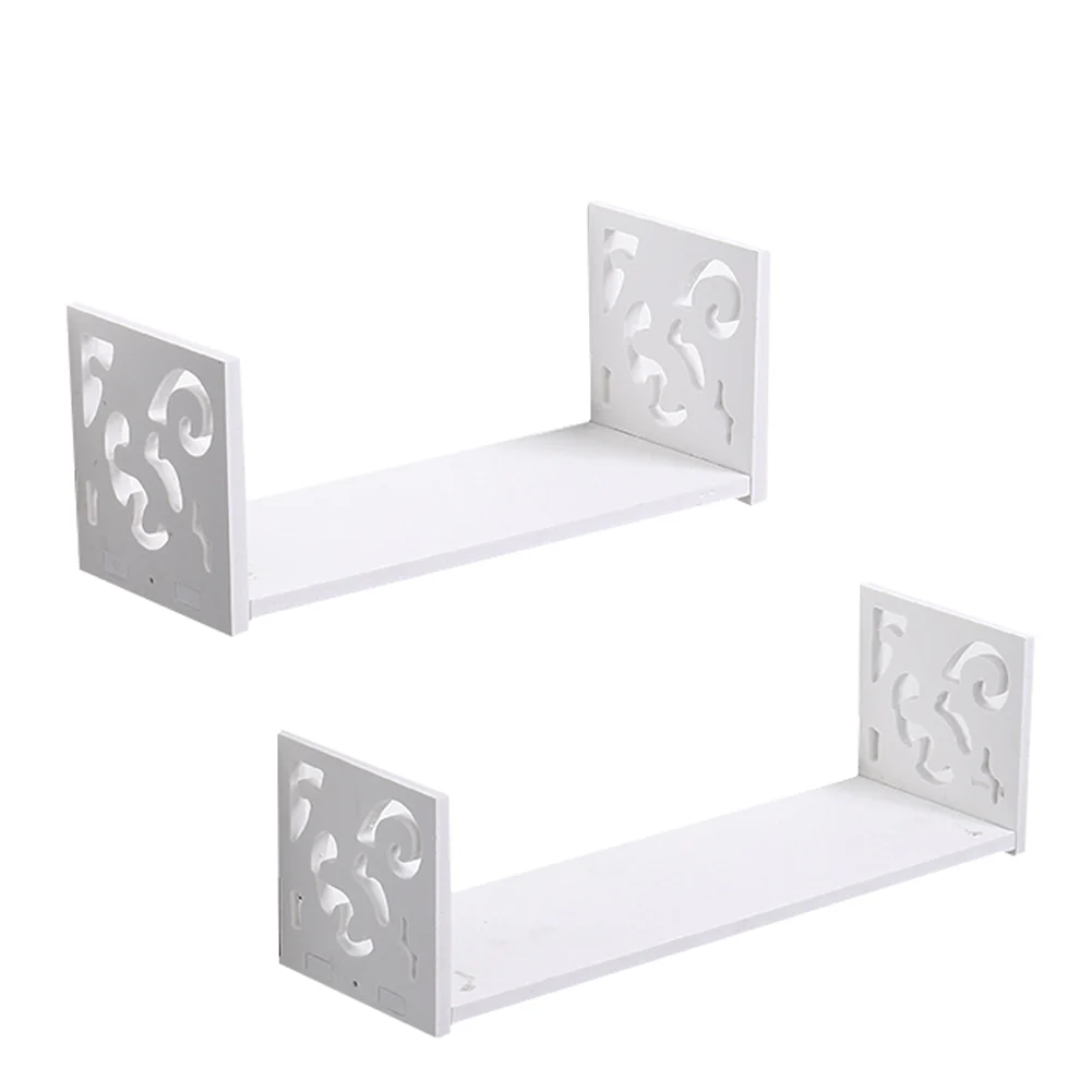 Livingandhome Modern Set of 2 U-Shaped Wall Floating Shelves - Image 4
