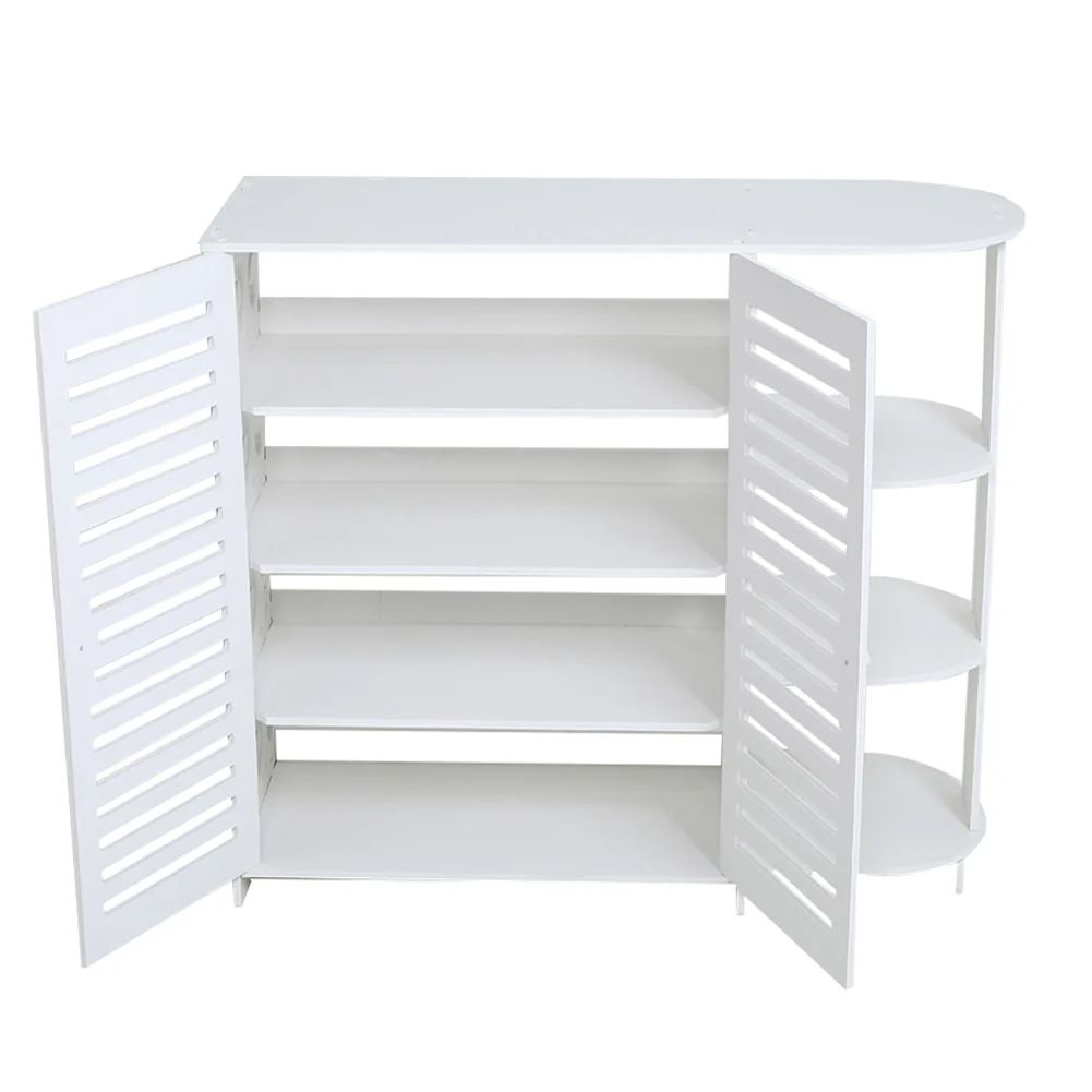 Livingandhome Modern Shoe Cabinet Storage Shelf for Entryway - Image 4