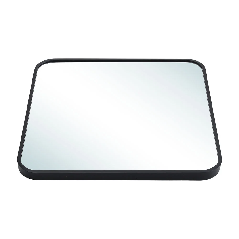 Livingandhome Modern Square Wall Mirror with Aluminum Alloy Frame - Image 7