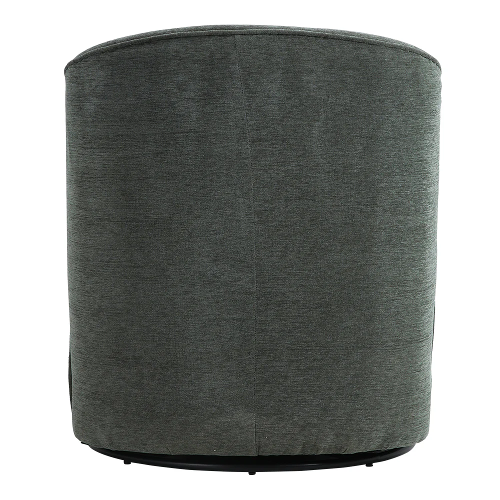 Livingandhome Modern Upholstered Swivel Armchair - Image 7