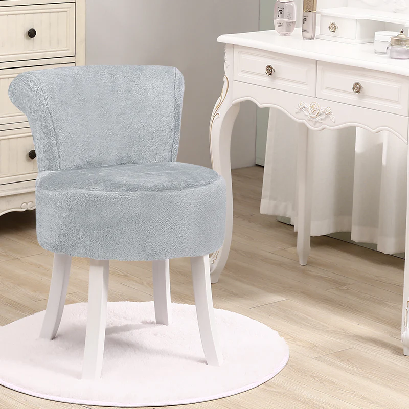 Livingandhome Modern Vanity Chair With Plush Upholstery - Image 2