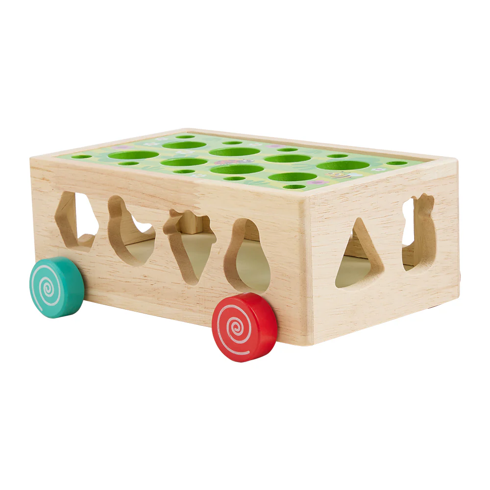 Livingandhome Montessori Toy Wooden Building Blocks - Image 2