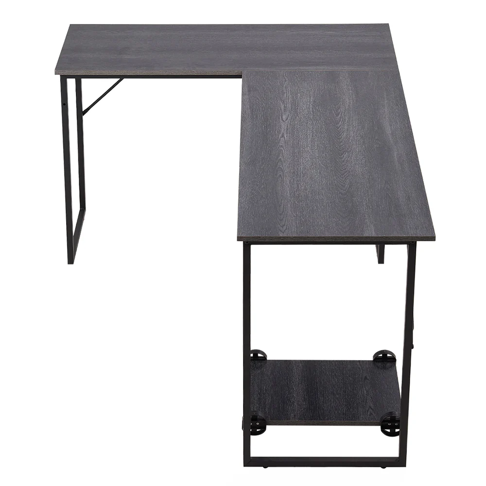 Livingandhome Multi-Functional L-Shaped Office Desk