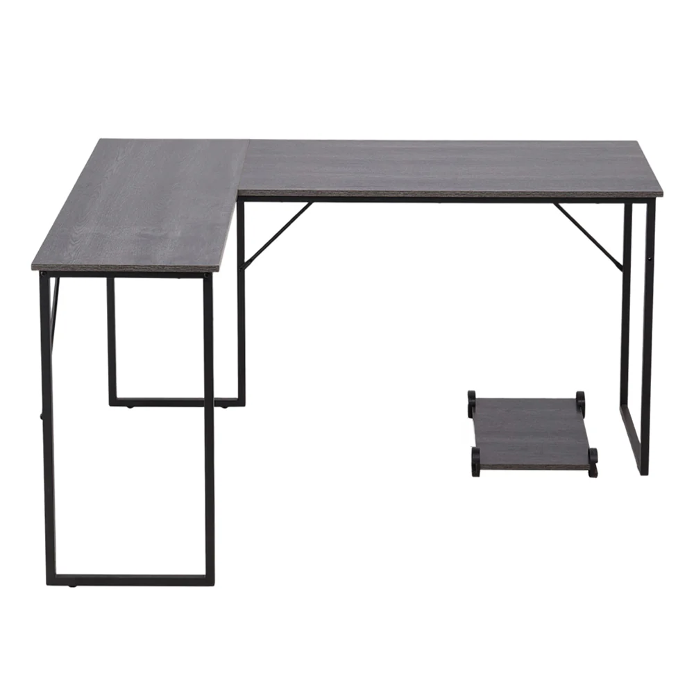 Livingandhome Multi-Functional L-Shaped Office Desk - Image 2