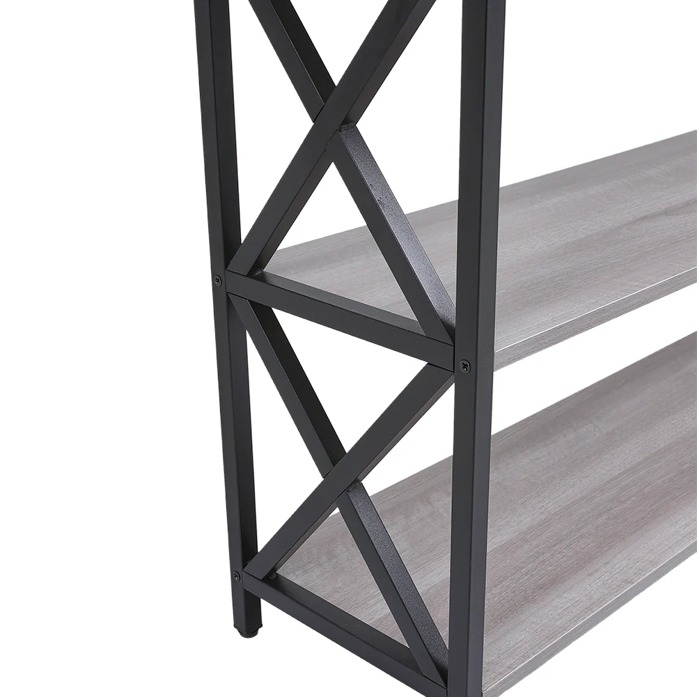 Livingandhome Narrow Wooden Console Table with Drawers - Image 3