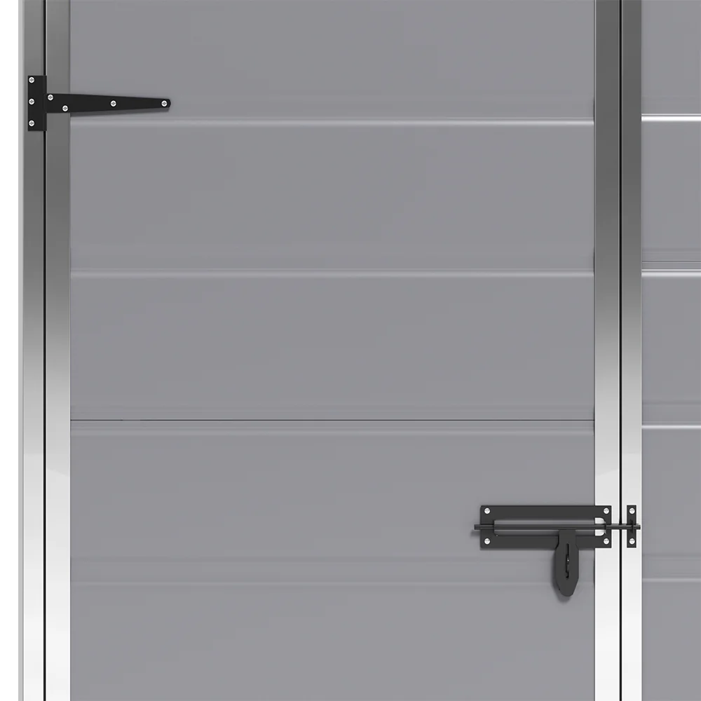 Livingandhome 5 X 3 Ft Plastic Garden Storage Shed With Lockable Door & Window - Outdoor Tool Storage Shed - Image 6