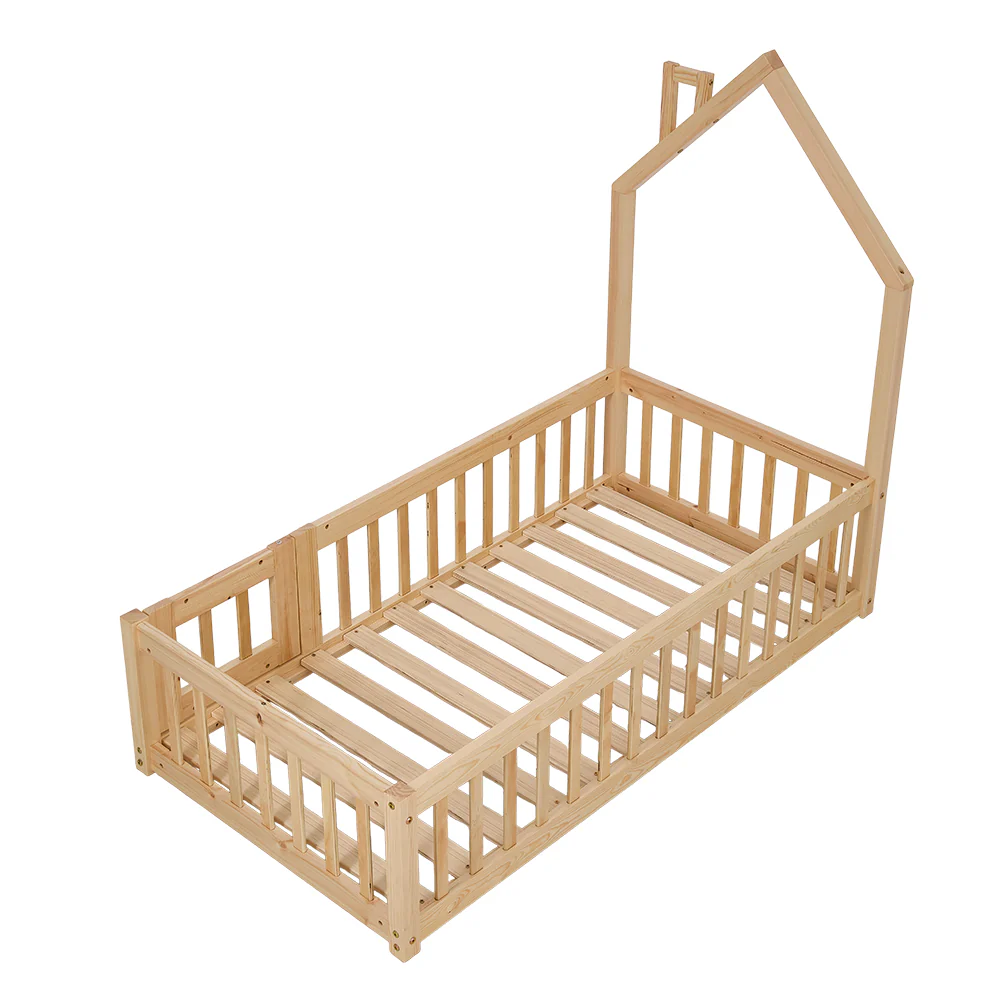 Livingandhome Playful House-Shaped Bed Frame - Image 2