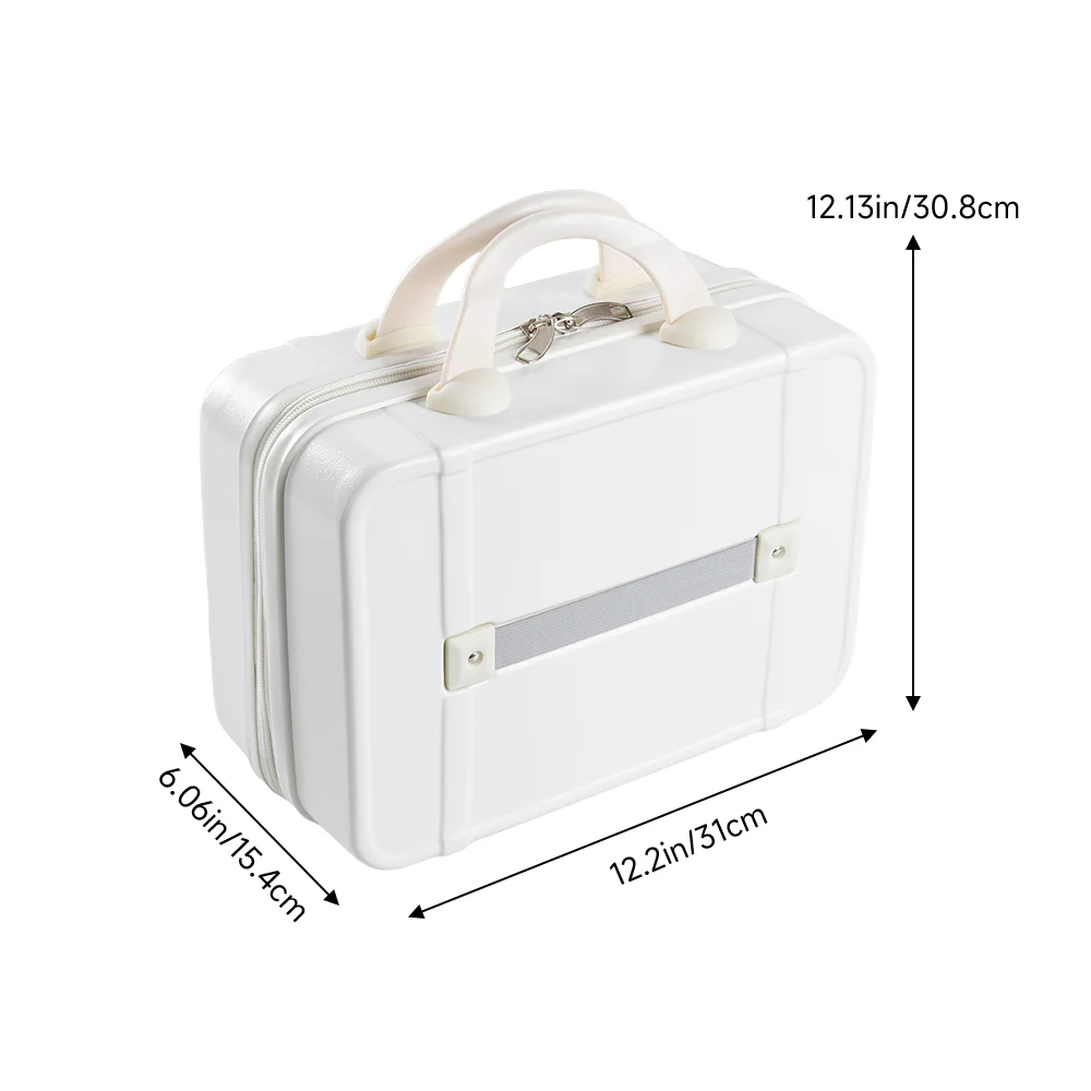 Livingandhome Portable Hard Shell Handheld Makeup Travel Case - Image 8
