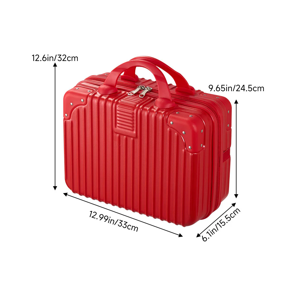 Livingandhome Portable Hard Shell Handheld Makeup Travel Case - Image 8
