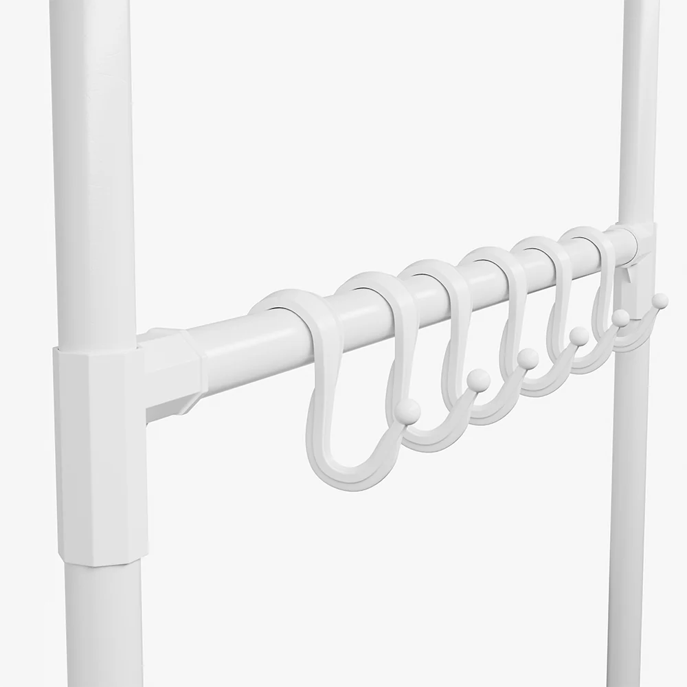 Livingandhome Portable Metal Closet Bedroom Cabinet - Image 3