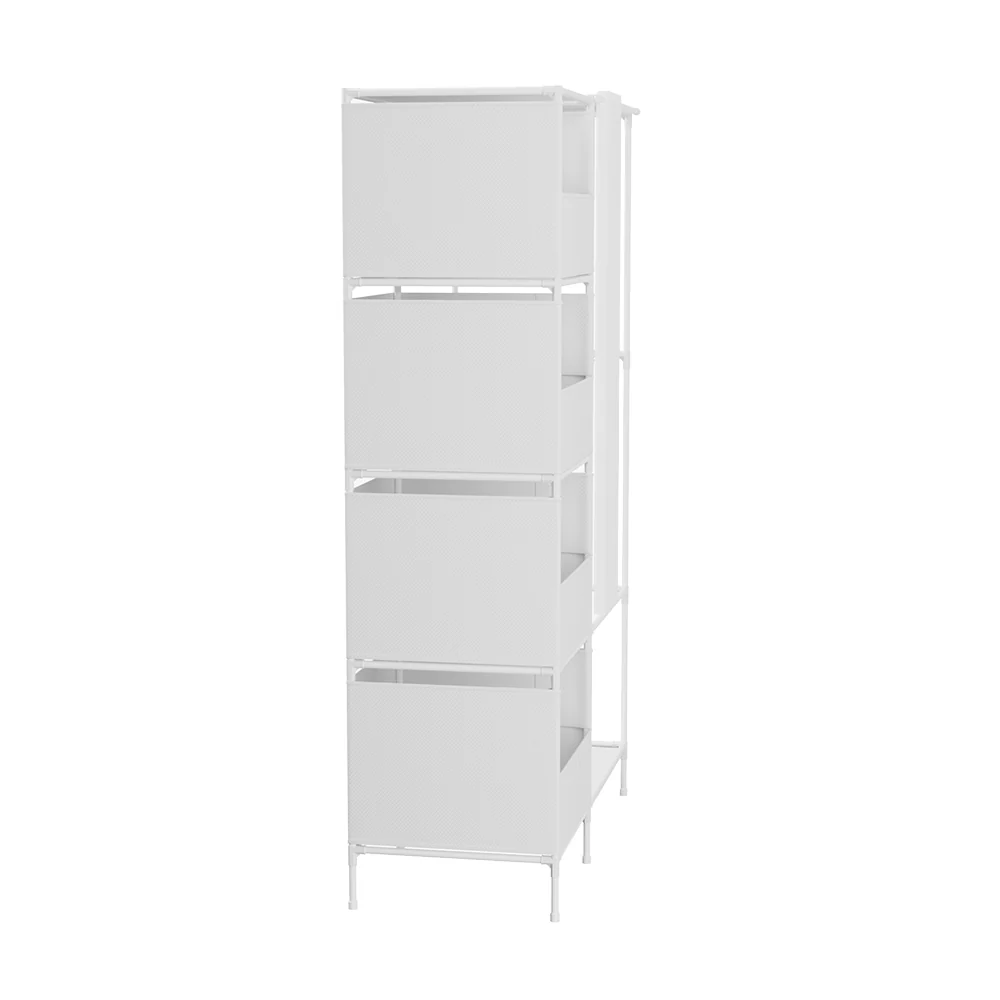 Livingandhome Portable Metal Closet Bedroom Cabinet - Image 6