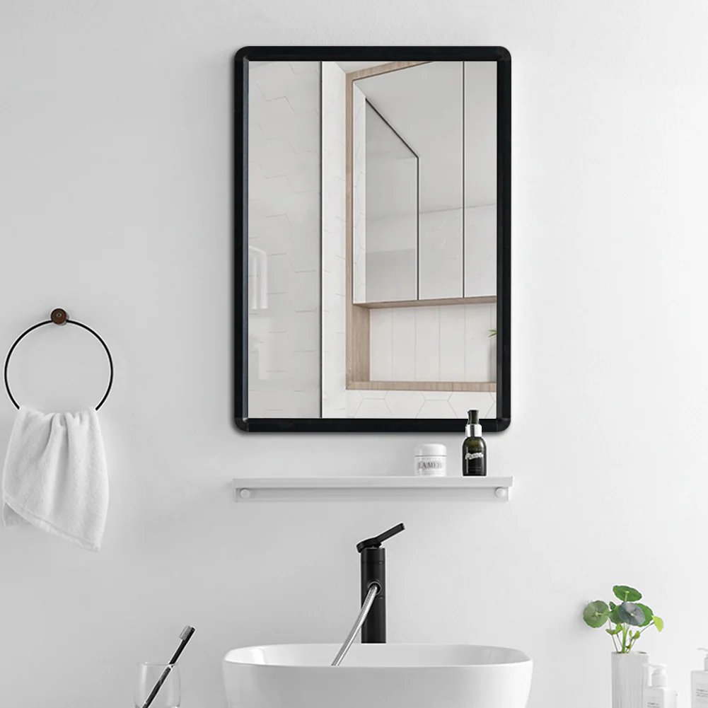 Livingandhome Rectangular Aluminum Alloy Frame Wall Mirror - Image 4