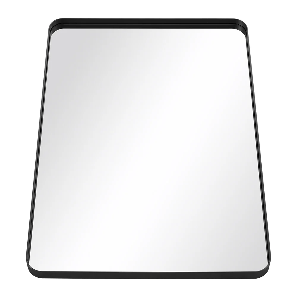Livingandhome Rectangular Metal Framed Wall Mirror Decorative - Image 4