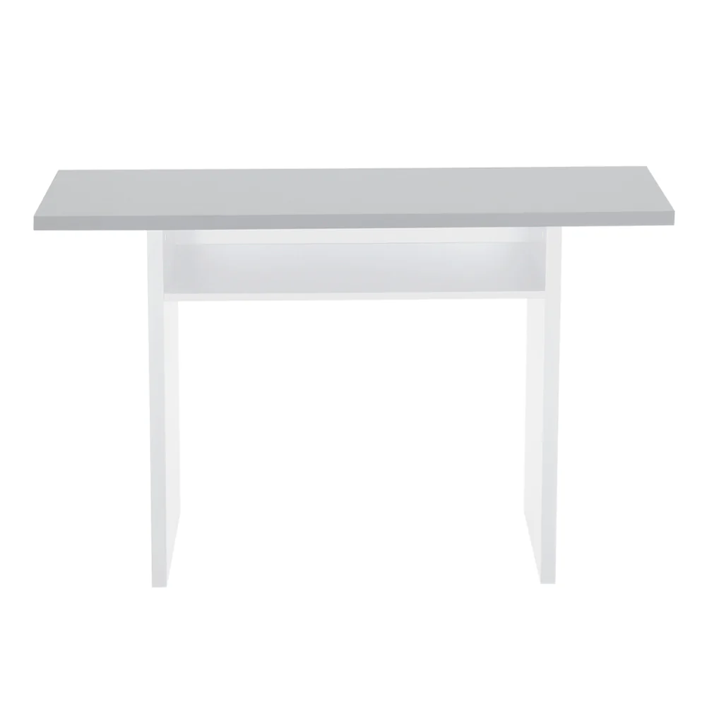 Livingandhome Rectangular Wood Table with Lower Shelf - Image 4